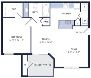 1 Bedroom 1 Bath