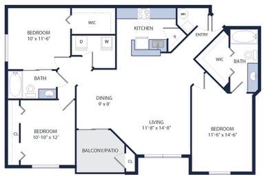 3 Bedroom 2 Bath
